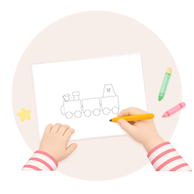 Play icon for step 3 of printable activity process